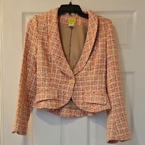 Lemon Women's Multicolor Tweed Blazer